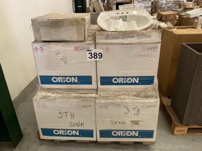 APPROX. 17x CERAMIC BASINS