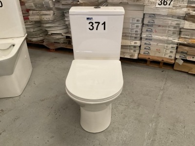 STANDARD HEIGHT FULLY ENCLOSED TOILET, COMPLETE WITH PAN, CISTERN AND SEAT