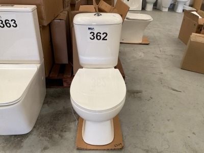 STANDARD OPEN-BACK CLOSE-COUPLED TOILET