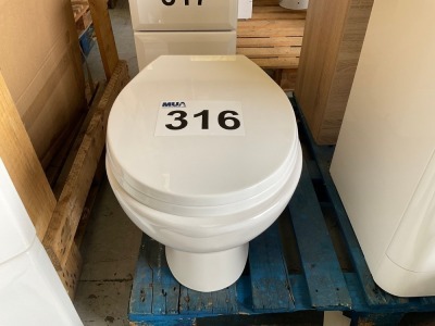 BACK-TO-WALL PAN AND SEAT