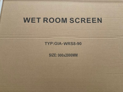 700 WETROOM SCREEN CHROME 2M HIGH