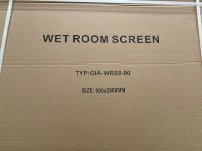 700 WETROOM SCREEN CHROME 2M HIGH