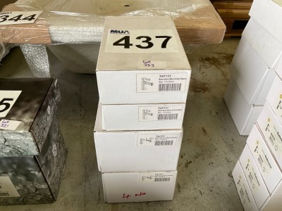 2x BASIN MONO MIXERS (WITH WASTE) AND 2x BATH SHOWER MIXER KITS IN CHROME