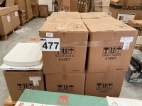 60x BRAND-NEW BOXED DUROPLAST SOFT-CLOSE TOILET SEATS IN WHITE