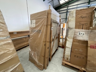 MIXED PALLET OF SHOWER DOORS