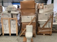 MIXED PALLET OF TOILETS AND BASINS