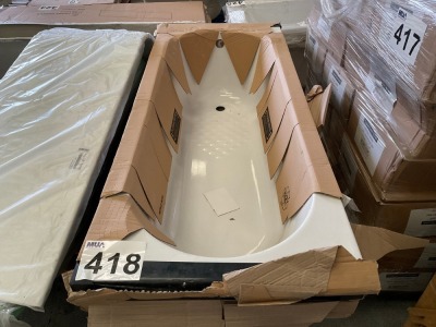 4x 1700 × 700 SINGLE-ENDED BATHS