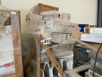 MIXED PALLET OF CERAMIC PANS CISTERNS AND BASINS