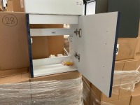 CUBE 600 WALL MOUNTED UNIT + BASIN - INDIGO BLUE - 4