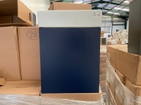 CUBE 400 WALL MOUNTED UNIT + BASIN - INDIGO BLUE