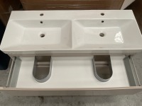 ARC 1200 WALL MOUNTED UNIT + BASIN - STONE GREY (2 PCS) - 4
