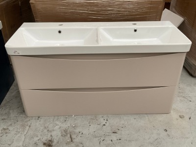 ARC 1200 WALL MOUNTED UNIT + BASIN - STONE GREY (2 PCS)