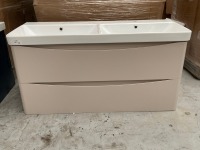 ARC 1200 WALL MOUNTED UNIT + BASIN - STONE GREY (2 PCS) - 2