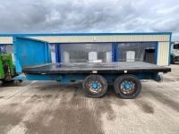 APPROX. 16ft TRIFFITT TWIN AXLE FLAT TRAILER - 5
