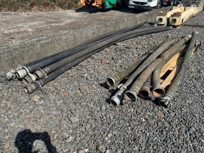 APPROX. 12No. ASSORTED 4" SUCTION HOSES