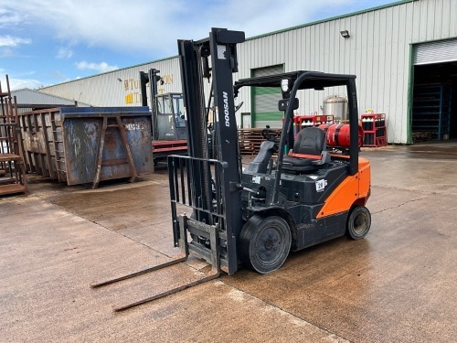 DOOSAN G25P 2.5 TON GAS FORKLIFT