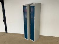 2No. UNUSED SPERRIN METAL 3 COMPARTMENT LOCKERS