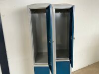 2No. UNUSED SPERRIN METAL 2 COMPARTMENT LOCKERS - 3