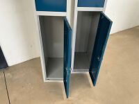 2No. UNUSED SPERRIN METAL 2 COMPARTMENT LOCKERS - 4