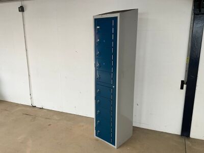1No. UNUSED SPERRIN METAL 10 COMPARTMENT LOCKER