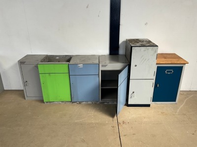 6No. ASSORTED STORAGE CABINETS