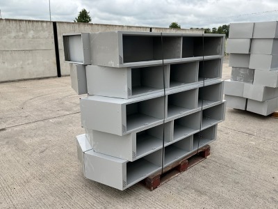 APPROX. 10No UNUSED LOCKERS - NO DOORS