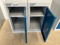 2No. UNUSED SPERRIN METAL SINGLE STORAGE LOCKERS - 2