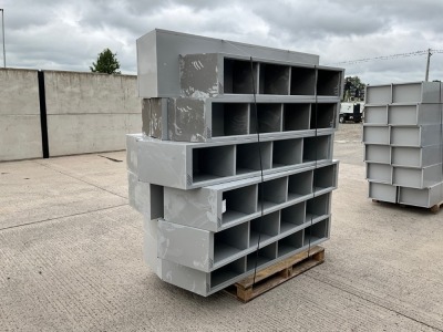 APPROX. 12No UNUSED LOCKERS - NO DOORS