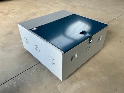UNUSED SPERRIN METAL MOBILE STORAGE CABINET