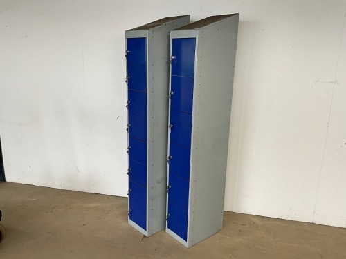 2No. UNUSED SPERRIN METAL 6 COMPARTMENT LOCKERS