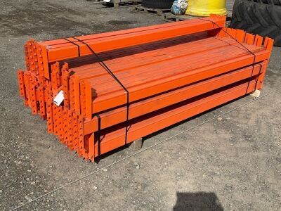 APPROX. 64No. 2300mm BARS TO SUIT PALLET RACKING