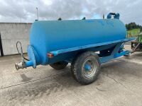 APPROX. 1000 GALLON SINGLE AXLE WATER BOWSER - 9