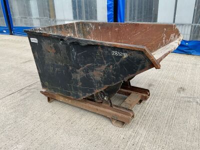 CONQUIP LARGE FORKLIFT TIPPING SKIP (BLACK)
