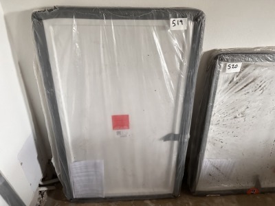 1200×760MM WHITE SLIM RECTANGULAR TRAY