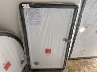 1200×700MM WHITE SLIM RECTANGULAR TRAY