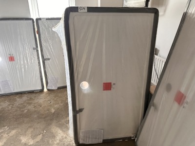 1600×900MM WHITE SLIM RECTANGULAR TRAY