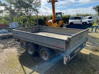 NUGENT 10ft x 5ft 3500KGS TWIN AXLE DROPSIDE TIPPING TRAILER - 3