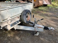 NUGENT 10ft x 5ft 3500KGS TWIN AXLE DROPSIDE TIPPING TRAILER - 10
