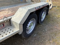 BRIAN JAMES CARGO DIGGER PLANT 2 9FT X 4FT6 2.7 TON TWIN AXLE PLANT TRAILER - 3