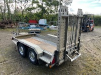 BRIAN JAMES CARGO DIGGER PLANT 2 9FT X 4FT6 2.7 TON TWIN AXLE PLANT TRAILER - 4