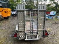 BRIAN JAMES CARGO DIGGER PLANT 2 9FT X 4FT6 2.7 TON TWIN AXLE PLANT TRAILER - 5
