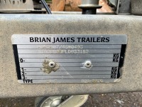 BRIAN JAMES CARGO DIGGER PLANT 2 9FT X 4FT6 2.7 TON TWIN AXLE PLANT TRAILER - 11