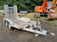 BRIAN JAMES CARGO DIGGER PLANT 2 9FT X 4FT6 2.7 TON TWIN AXLE PLANT TRAILER - 13