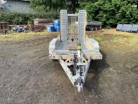 BRIAN JAMES CARGO DIGGER PLANT 2 9FT X 4FT6 2.7 TON TWIN AXLE PLANT TRAILER - 14