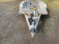 BRIAN JAMES CARGO DIGGER PLANT 2 9FT X 4FT6 2.7 TON TWIN AXLE PLANT TRAILER - 15