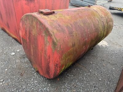 APPROX. 6ft x 3ft CIRCULAR METAL FUEL TANK