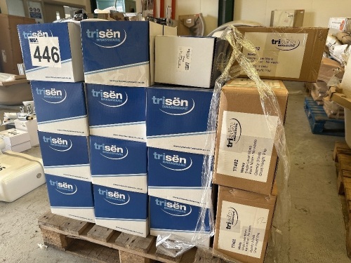 PALLET OF APPROX 54x MONO BASIN MIXER TAPS, 37x BATH FILLERS, 23x BATH SHOWER MIXERS