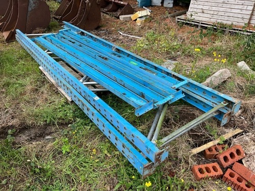 1No. BAY OF HEAVY DUTY PALLET RACKING