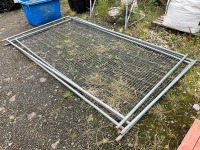 3No. TEMPORARY FENCING PANELS - 2
