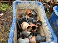 PLASTIC MORTAR TUB & CONTENTS - 3